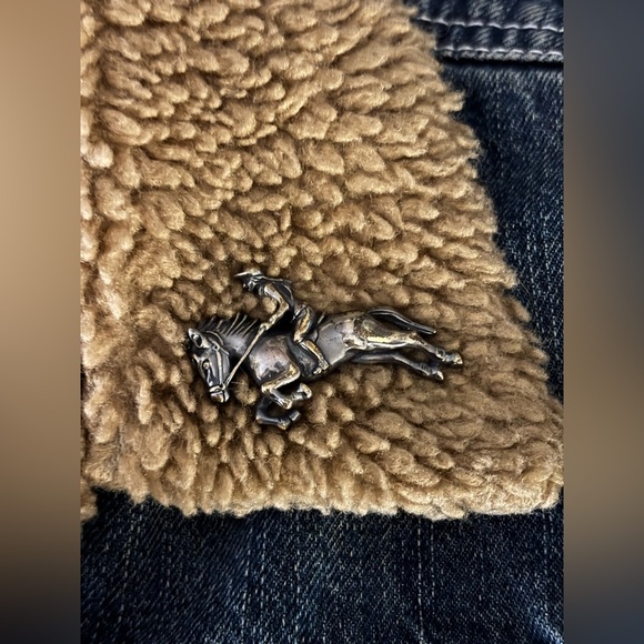 Vintage Wrangler Denim Coat with bling size Medium - Picture 5 of 8